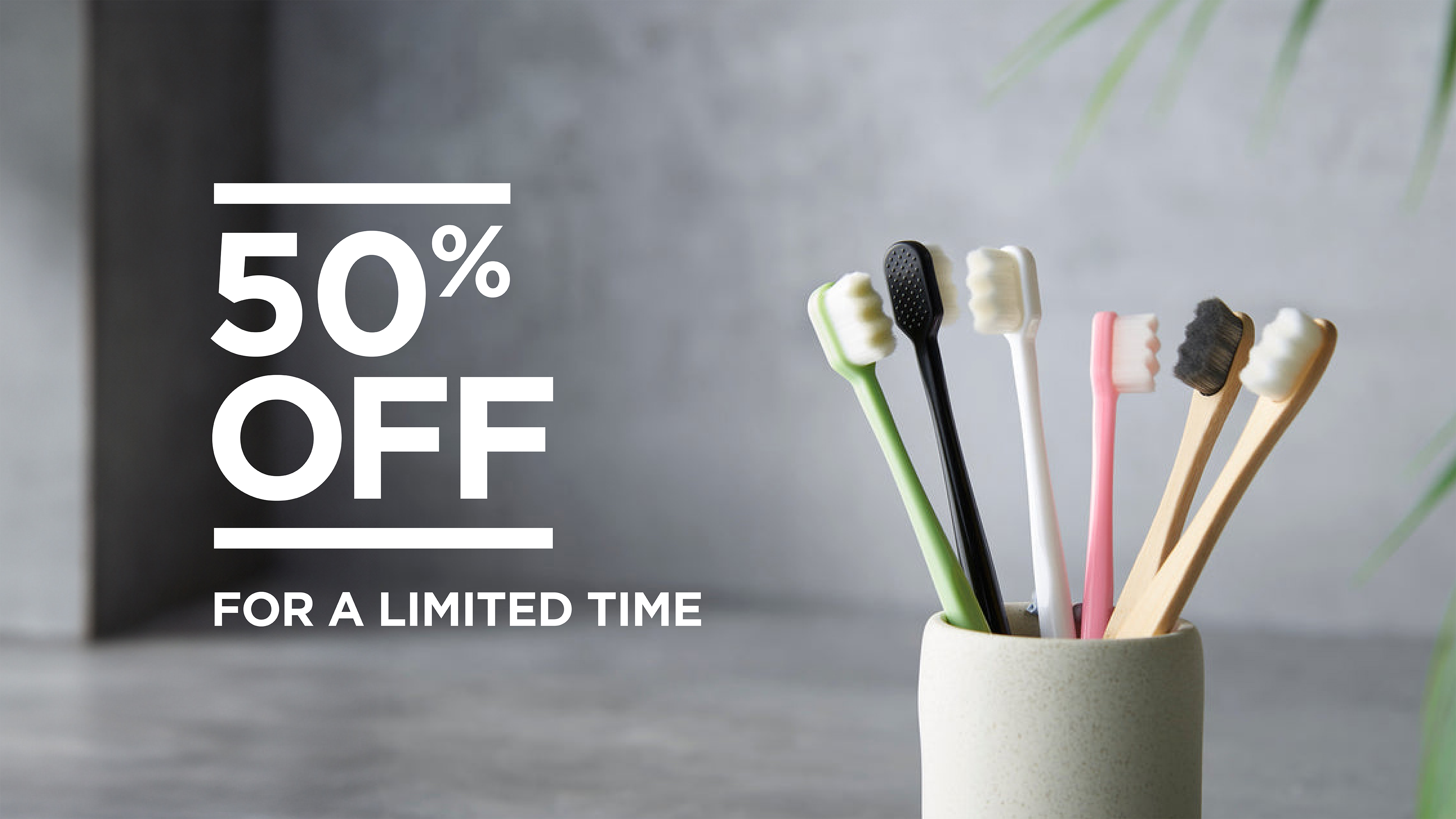 BREVI Toothbrushes - 50% OFF